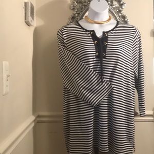 Authentic MICHAEL Michael Kors Basics Nautical Top